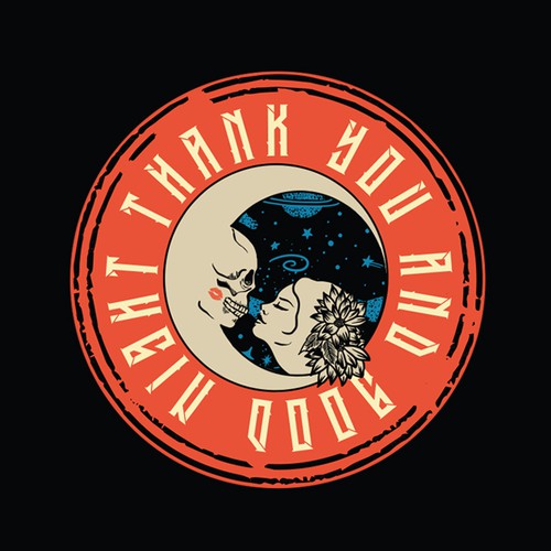 Kiss logo with the title 'thank you & good night'