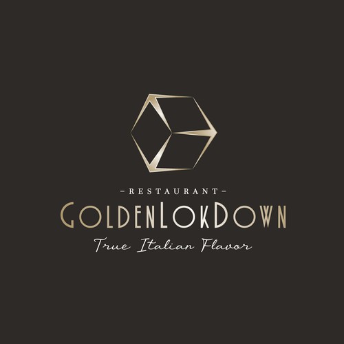 Cube logo with the title 'GoldenLokDown'