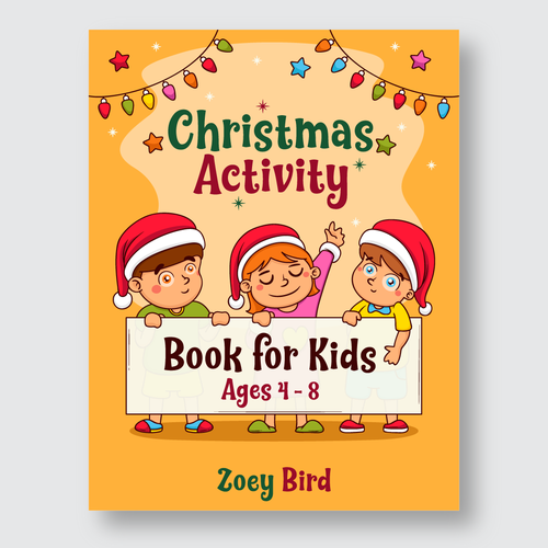 School book cover with the title 'Christmas Activity'