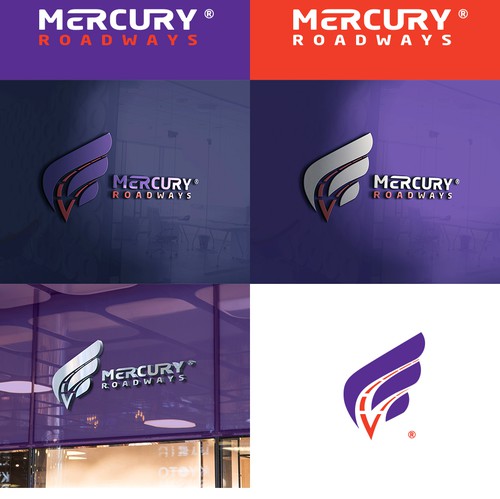 Delivery brand with the title 'UNUSED LOGO DESIGN'