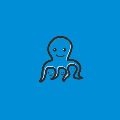 Squid logo with the title 'squid family'