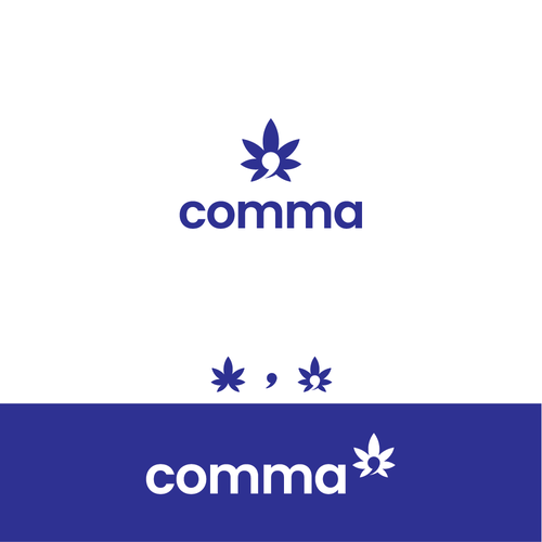 Cannabis leaf logo with the title 'Logo for cannabis company'