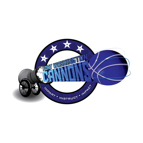 Cannon design with the title 'Canon + Basketball'