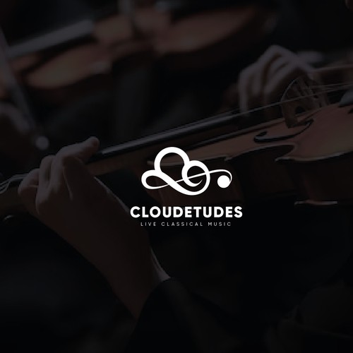 Treble clef logo with the title 'CLOUD ETUDES'