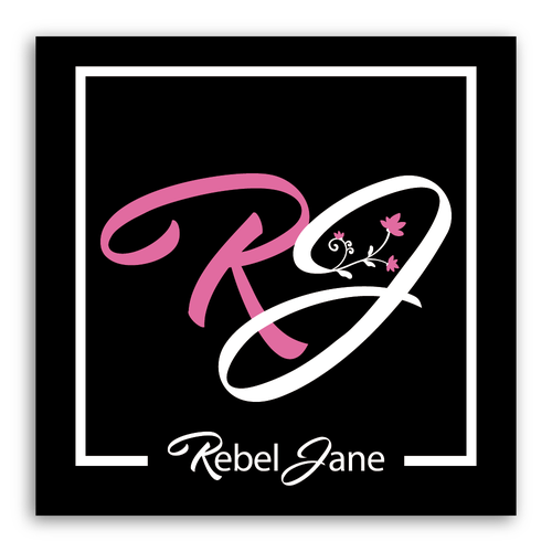 Tag logo with the title 'Rebel Jane Fashion logo design'