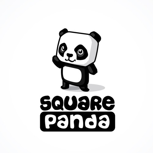 Panda logo with the title 'Square Panda Logo'