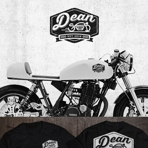 Garage design with the title 'dean speed'