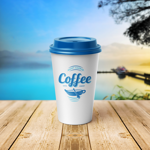 Harbor logo with the title 'Happy Harbor Coffee Company - Logo'