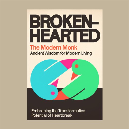 Mid-Century design with the title 'Mid-century modern book cover'