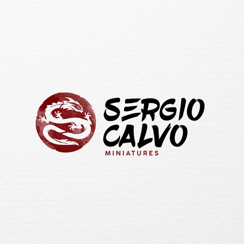 Artist logo with the title 'Sergio Calvo Miniatures'