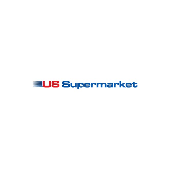 Supermarket logo with the title 'US Supermarket Logo'