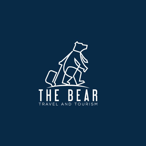 Tourism design with the title 'Minimalist Logo for a Travel Agency'