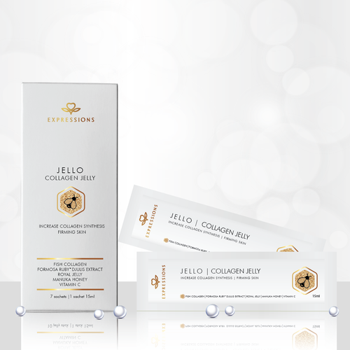 Clinic design with the title 'Jello - Collagen Beauty'