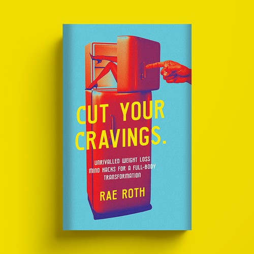 Stand-out design with the title 'Book cover for body transformation'