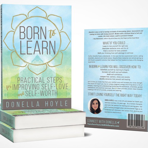 Watercolor book cover with the title 'Book Cover '