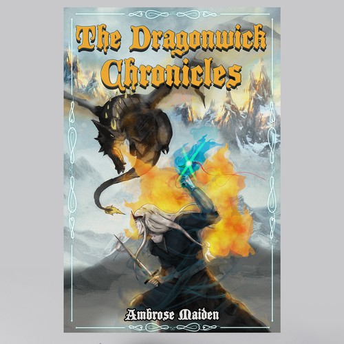 RPG design with the title 'Cover book concept'