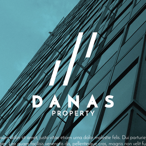 Property brand with the title 'Modern Minimalist Logo Design'