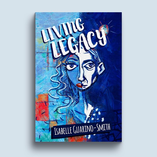 Legacy design with the title 'Living Legacy book cover'