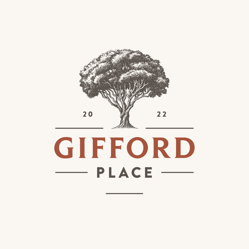 Pine tree logo with the title 'Gifford Place'
