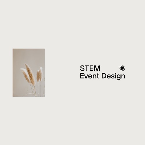 Floral brand with the title 'Luxury Event Design Branding'