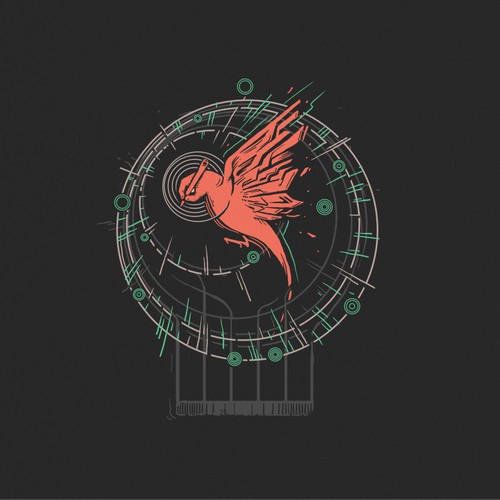 Black t-shirt with the title ' help 99designs celebrate our global community!'