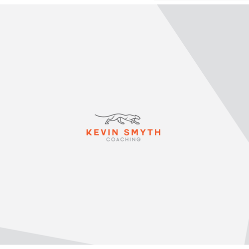 Black panther logo with the title 'coaching logo design'