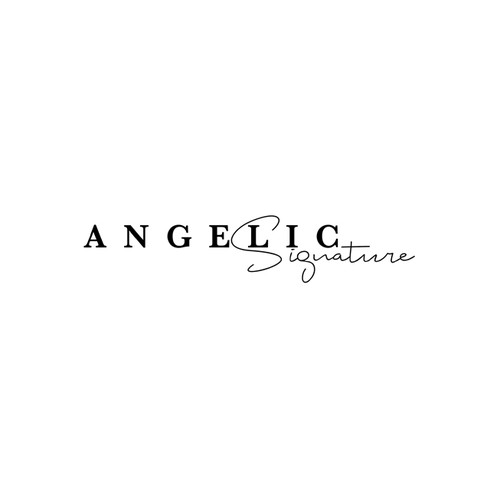 Event planning logo with the title 'Angelic Signature'