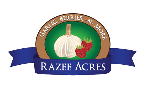Produce logo with the title 'Razee Acres'
