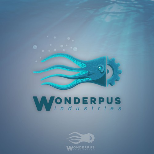 Shadow logo with the title 'From drawing to logo'