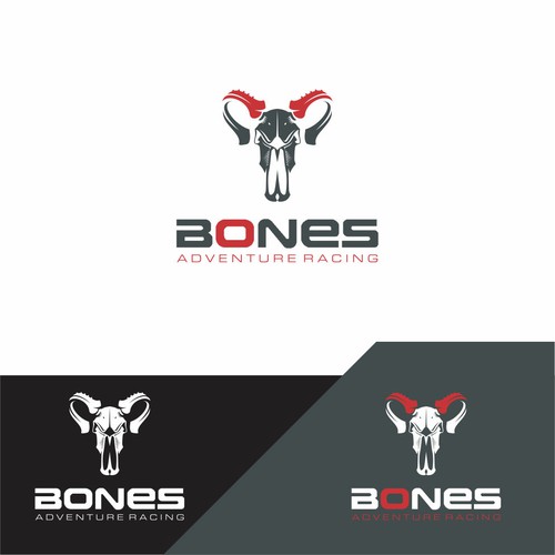 Bone logo with the title 'bones adventure racing'