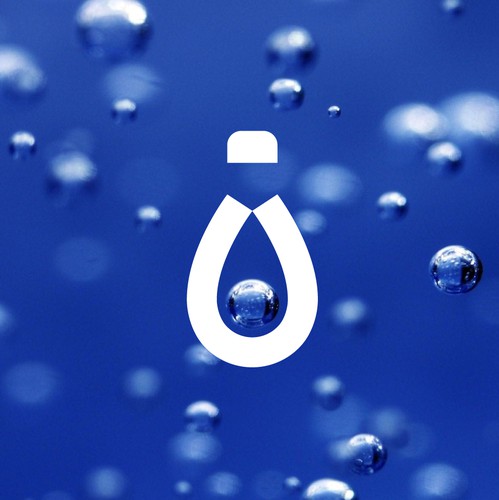 Drinking logo with the title 'Rain Bottling Company logo'