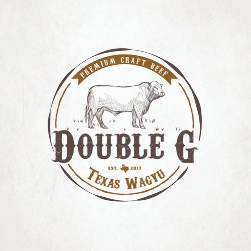 Emblem logo with the title 'Double G'