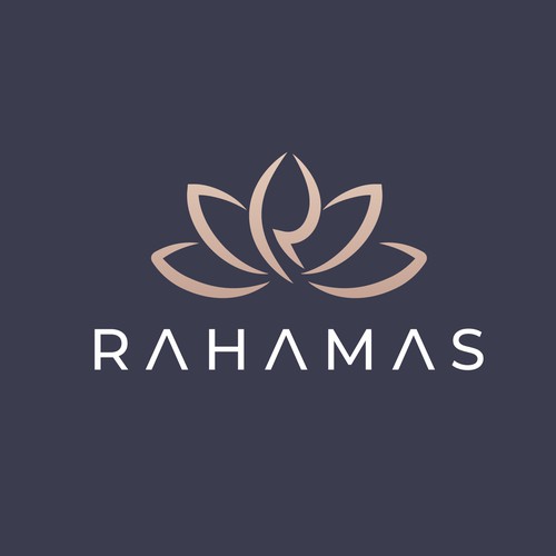 Investment brand with the title 'RAHAMAS - Logo Design'