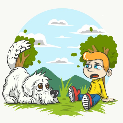 Doodle artwork with the title 'Book Illustration'