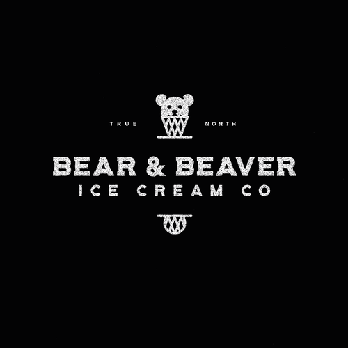 Beaver logo with the title 'Canadian ice cream'