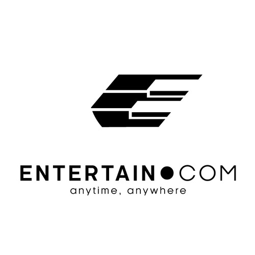 Piano keys design with the title 'entertain.com'