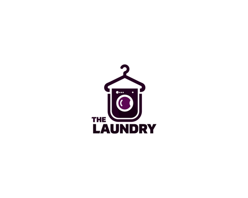 Dry cleaner logo with the title 'Laundry '