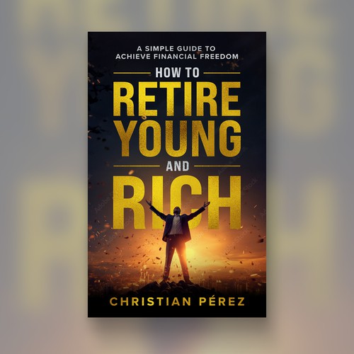 Guide design with the title 'How to retire young and rich'