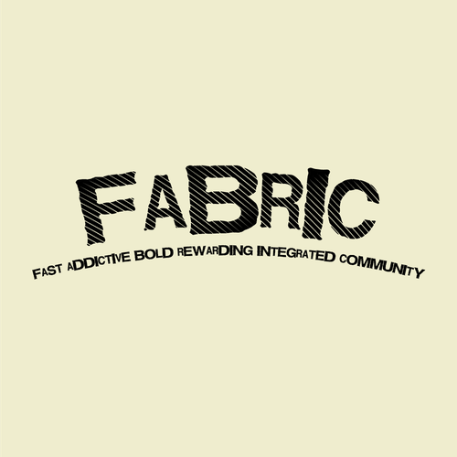 Fabric logo with the title 'Fabric - Logo Design '