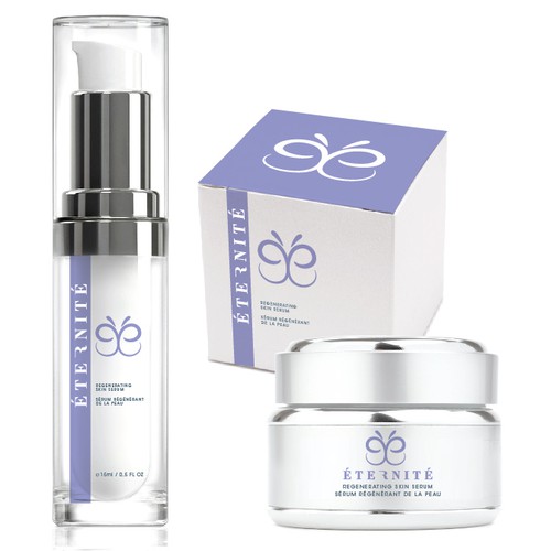 Beauty brand with the title 'Skin product label and packaging design'