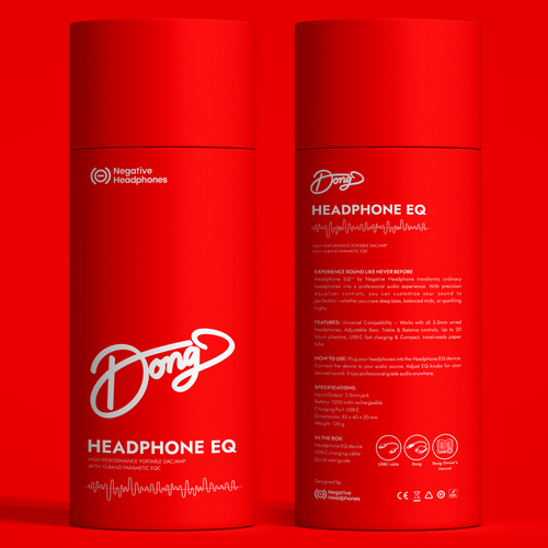 Best design with the title 'Cardboard TUBE PACKAGING needed for small electronics device, modern design - PRIZE GUARANTEED'