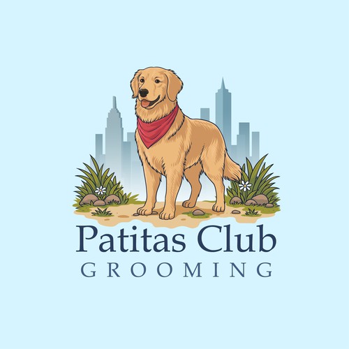 Greyhound logo with the title 'Awesome another dog logo'