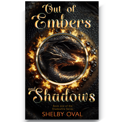 Fire book cover with the title 'Book about Dragons & Fire'