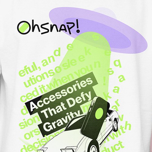 Technology t-shirt with the title 'Ohsnap!'