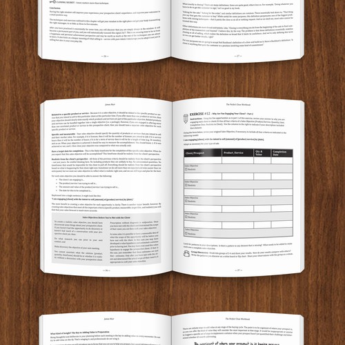 Paperback design with the title 'The Perfect Close Workbook'