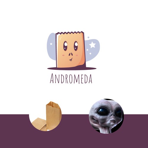 Alien logo with the title 'mascot buck'