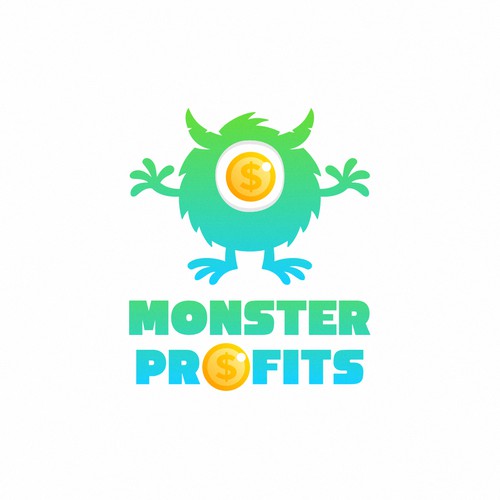 Coin design with the title 'Monster Profits'