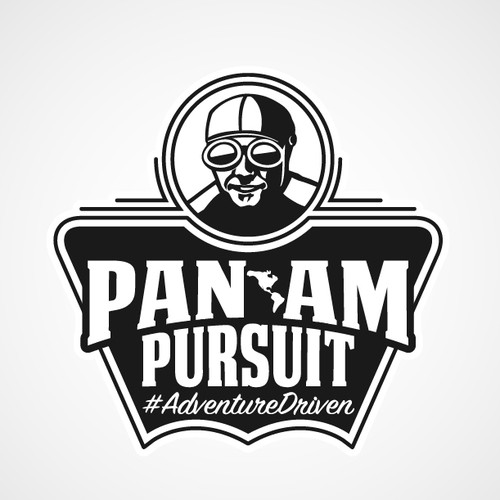 Race car logo with the title 'Vintage logo for a racing channel'