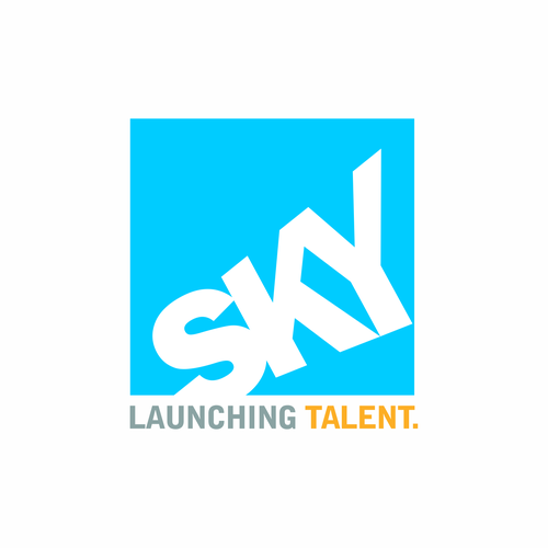 Talent logo with the title 'Concept for HR/staffing agency. Dimension, upward motion, positivity.'