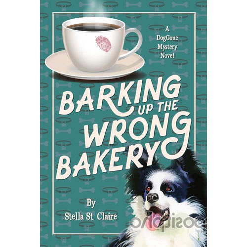 Dog book cover with the title 'Book Cover: Cozy Mystery Novel'
